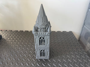 Grid City Gothic Tower Industrial Sci Fi Building 28mm 32mm Terrain 3D Printed