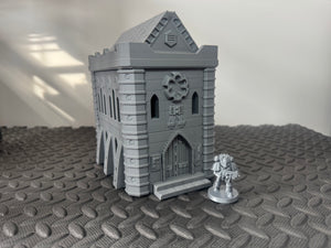 Gothic Sanctuary Sci Fi Building 28mm 32mm Terrain 3D Printed Tabletop Gaming