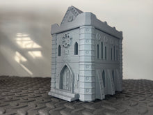 Load image into Gallery viewer, Gothic Sanctuary Sci Fi Building 28mm 32mm Terrain 3D Printed Tabletop Gaming

