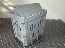 Load image into Gallery viewer, Gothic Sanctuary Sci Fi Building 28mm 32mm Terrain 3D Printed Tabletop Gaming
