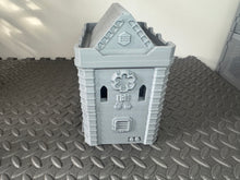 Load image into Gallery viewer, Gothic Sanctuary Sci Fi Building 28mm 32mm Terrain 3D Printed Tabletop Gaming
