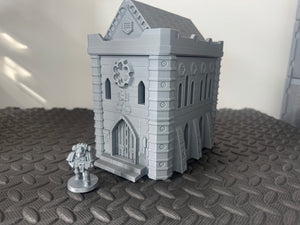 Gothic Sanctuary Sci Fi Building 28mm 32mm Terrain 3D Printed Tabletop Gaming