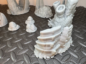 Insectoid Bioworld Alien Hive Clusters - Tabletop Scatter Terrain - 28mm 32mm
