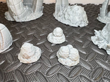 Load image into Gallery viewer, Insectoid Bioworld Alien Hive Clusters - Tabletop Scatter Terrain - 28mm 32mm
