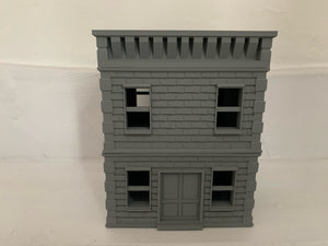 Modern Brick Apartment Buildings Modular House 28mm 1, 2 or 3 Storey Wargaming Tabletop Terrain