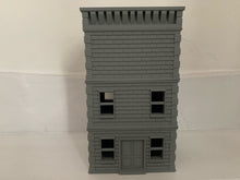 Load image into Gallery viewer, Modern Brick Apartment Buildings Modular House 28mm 1, 2 or 3 Storey Wargaming Tabletop Terrain
