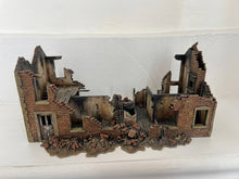 Load image into Gallery viewer, 28mm Ruined Rubble Houses Tabletop Terrain Wargaming WW2 Buildings Destroyed
