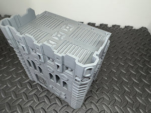 Gothic Corporate HQ Sci Fi Building 28mm 32mm Terrain 3D Printed Tabletop Gaming