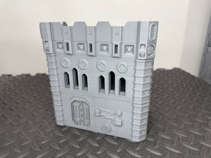 Gothic Corporate HQ Sci Fi Building 28mm 32mm Terrain 3D Printed Tabletop Gaming