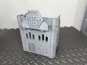 Gothic Corporate HQ Sci Fi Building 28mm 32mm Terrain 3D Printed Tabletop Gaming