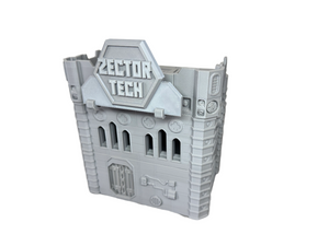 Gothic Corporate HQ Sci Fi Building 28mm 32mm Terrain 3D Printed Tabletop Gaming