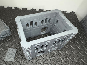 Gothic Corporate HQ Sci Fi Building 28mm 32mm Terrain 3D Printed Tabletop Gaming