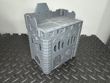 Load image into Gallery viewer, Gothic Corporate HQ Sci Fi Building 28mm 32mm Terrain 3D Printed Tabletop Gaming

