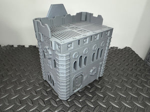 Gothic Corporate HQ Sci Fi Building 28mm 32mm Terrain 3D Printed Tabletop Gaming
