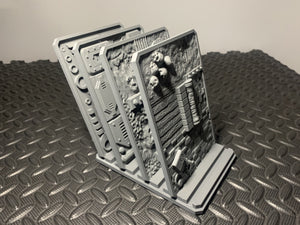 Texture Palette for Drybrush Dry Brushing Fantasy Sci-Fi Industrial 3D Printed - Unprimed