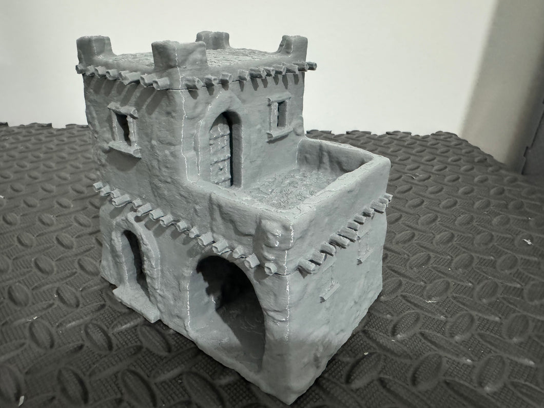 Large Desert Mud House 3 28mm Tabletop Wargaming Building Terrain 3D Printed