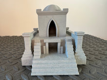 Load image into Gallery viewer, Desert Mausoleum Temple Outer Rim Tatooine Style 28mm Building 3D Printed
