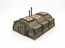 Load image into Gallery viewer, Military Medical Outpost Barracks - 28mm Wargaming Scatter Terrain
