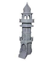 Load image into Gallery viewer, 28mm Arabic Desert Minaret Tower - Corsairs Korshadir Tabletop Wargaming Terrain
