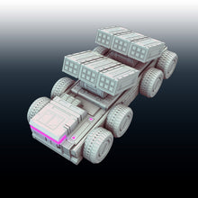 Load image into Gallery viewer, Missile Launcher Transporter Vehicle Sci-Fi Skirmish Games Scatter Terrain 28mm 3D Printed
