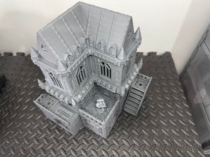 Grid City Gothic Outpost Industrial Sci Fi Building 28mm 32mm Terrain 3D Printed