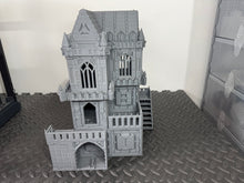 Load image into Gallery viewer, Grid City Gothic Outpost Industrial Sci Fi Building 28mm 32mm Terrain 3D Printed
