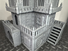Load image into Gallery viewer, Grid City Gothic Outpost Industrial Sci Fi Building 28mm 32mm Terrain 3D Printed
