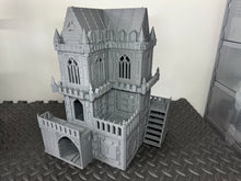 Load image into Gallery viewer, Grid City Gothic Outpost Industrial Sci Fi Building 28mm 32mm Terrain 3D Printed
