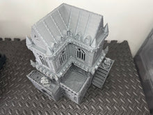 Load image into Gallery viewer, Grid City Gothic Outpost Industrial Sci Fi Building 28mm 32mm Terrain 3D Printed
