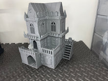 Load image into Gallery viewer, Grid City Gothic Outpost Industrial Sci Fi Building 28mm 32mm Terrain 3D Printed
