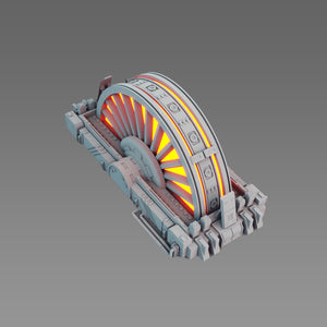 Sci-Fi Space Generator Power Unit Scatter Terrain - 28mm 32mm Wargaming Scenery