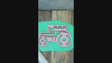 Load and play video in Gallery viewer, Tractor 3D Printed Cookie Cutter Stamp Baking Shape Tool

