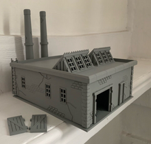 Load image into Gallery viewer, Power Station OO Gauge Model Industrial Chimneys Power Plant Room Wargaming
