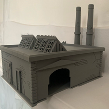 Load image into Gallery viewer, Power Station 28mm Model Industrial Chimneys Power Plant Room Wargaming
