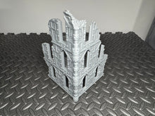 Load image into Gallery viewer, Gothic Corner Ruins Industrial Sci Fi Factory Building 28mm Terrain 3D Printed
