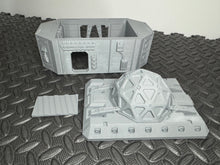 Load image into Gallery viewer, Science and Research Facility 1 Level Sci-Fi Building 28mm 32mm
