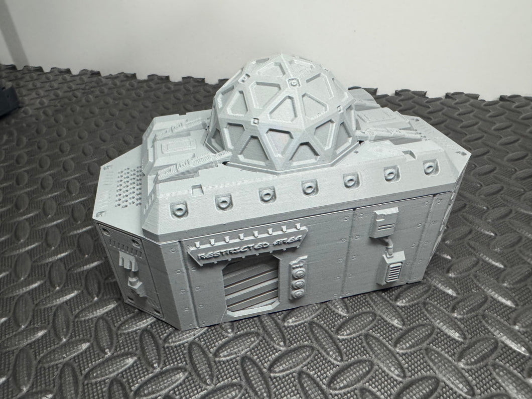 Science and Research Facility 1 Level Sci-Fi Building 28mm 32mm