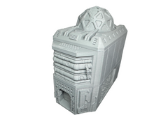 Load image into Gallery viewer, Science and Research Facility 2 Level Sci-Fi Building 28mm 32mm 3D Printed
