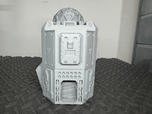Load image into Gallery viewer, Science and Research Facility 2 Level Sci-Fi Building 28mm 32mm 3D Printed
