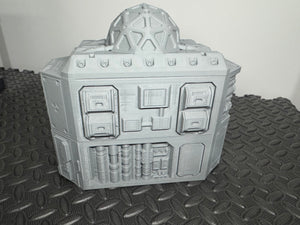 Science and Research Facility 2 Level Sci-Fi Building 28mm 32mm 3D Printed