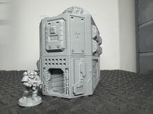 Load image into Gallery viewer, Science and Research Facility 2 Level Sci-Fi Building 28mm 32mm 3D Printed
