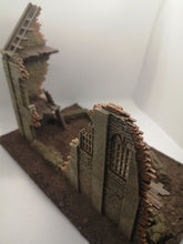 Load image into Gallery viewer, 28mm Damaged Factory Warehouse Wargaming Industrial Farm Building Terrain Ruins
