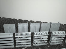 Load image into Gallery viewer, Sci-fi Scatter Terrain Pack - 16 x Shop Interiors - 28mm - 32mm 3D Printed
