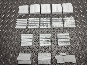 Sci-fi Scatter Terrain Pack - 16 x Shop Interiors - 28mm - 32mm 3D Printed