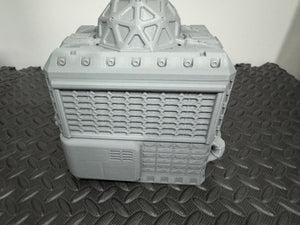 Futuristic Science Facility Sci-Fi Building 28mm 32mm 3D Printed in Grey Cyberpunk Style