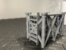 Load image into Gallery viewer, Scaffolding Frame and Platform Construction Scenery Terrain 28mm 3D Printed
