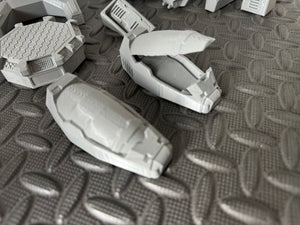 Sci-fi Scatter Terrain Pack - Scatter Bundle - 28mm Wargaming Furniture 3D Printed