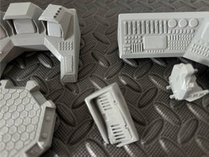 Sci-fi Scatter Terrain Pack - Scatter Bundle - 28mm Wargaming Furniture 3D Printed