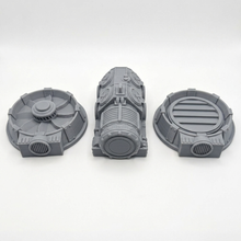Load image into Gallery viewer, Sci-Fi Industrial Side Generator &amp; Vents Scatter Terrain 28mm Wargaming Scenery
