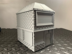 Modern Shop Modular Buildings 28mm 1 or 2 Storey Wargaming Tabletop Terrain